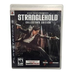 PS3 John Woo Presents Stranglehold Collector's Edition CIB 2007 VG Pre-owned